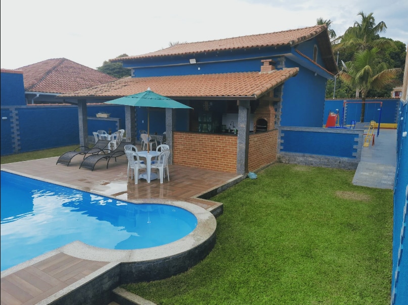 Casa com piscina e parquinho em Vilatur, Saquarema