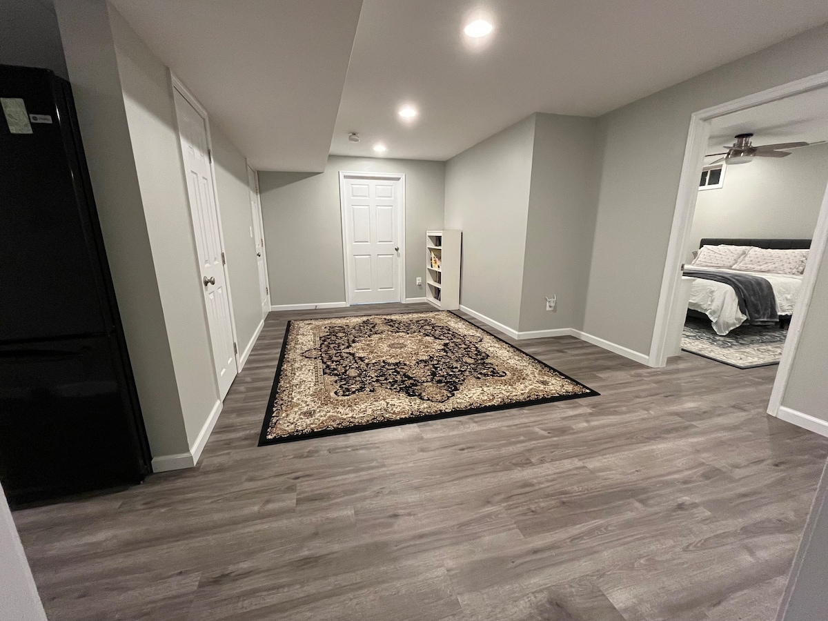 Spacious basement apartment with private entrance