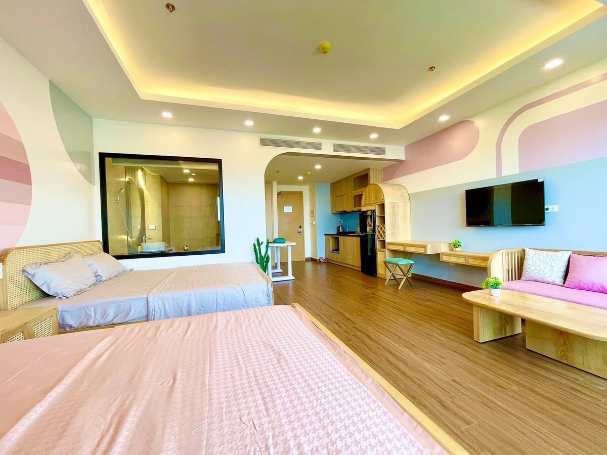 Blossom Sea FLC Condotel Quy Nhon -家庭单间公寓