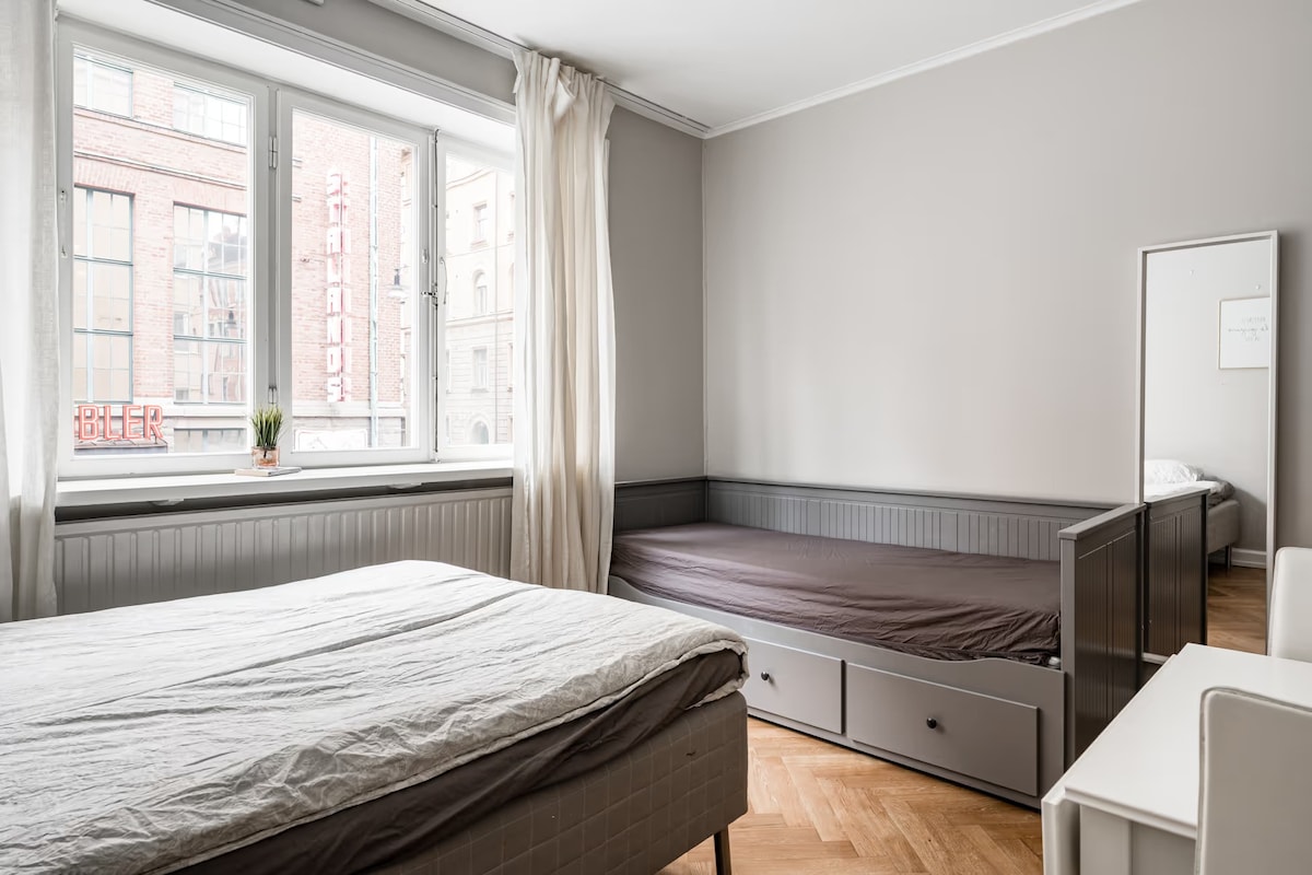 温馨舒适的公寓，位于Södermalm 4