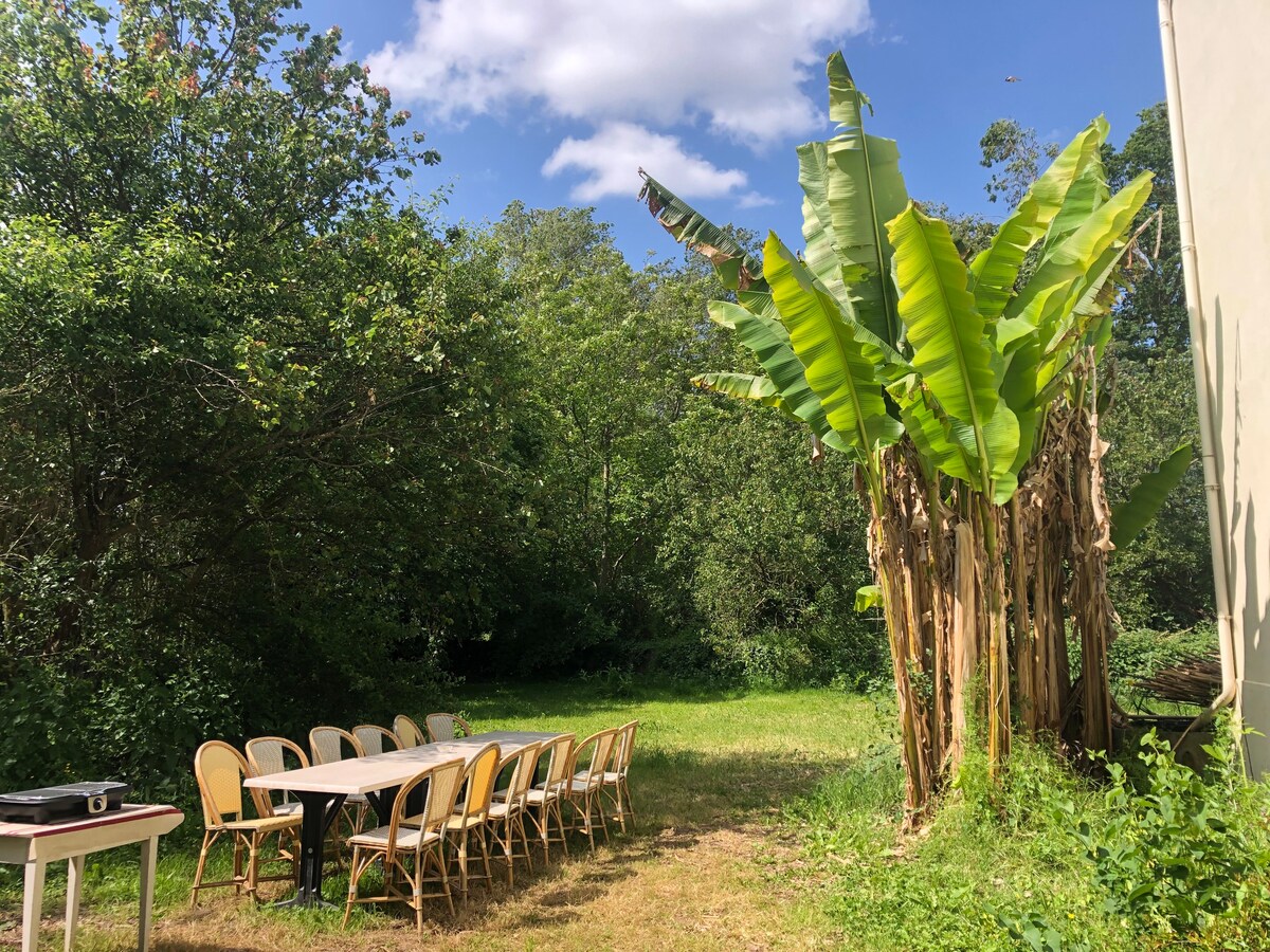 Un week-end en famille entre amis en bord Loire