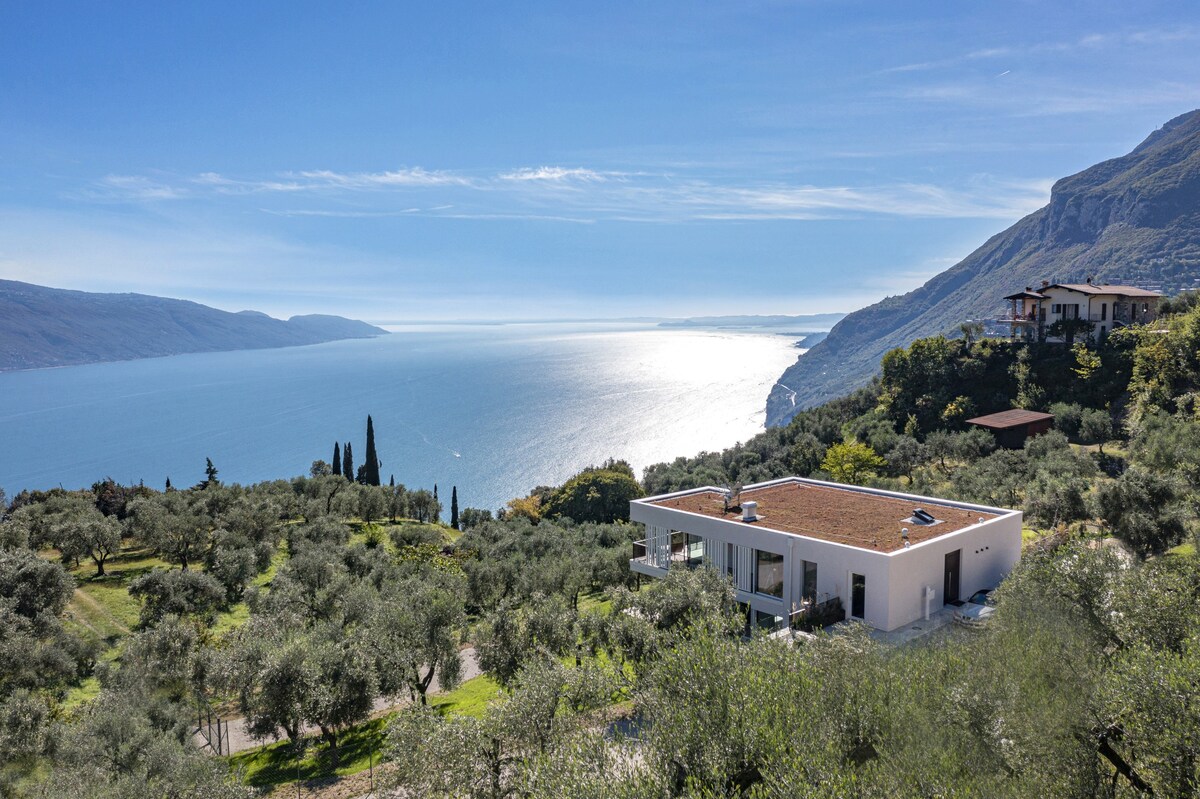 Villa with a breathtaking lake view in Tignale