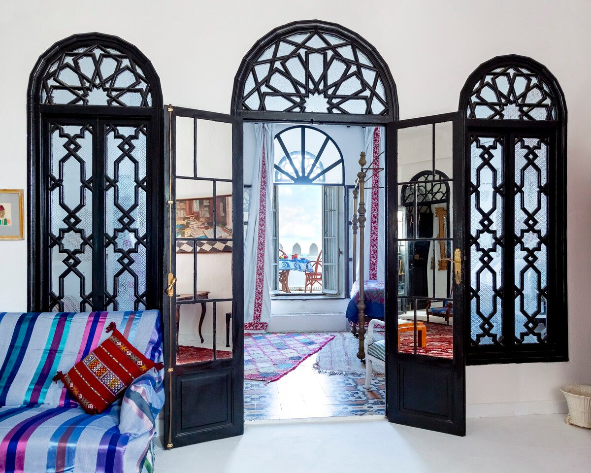 Tanger: Suite élégante & cosy avec vue sur l'océan