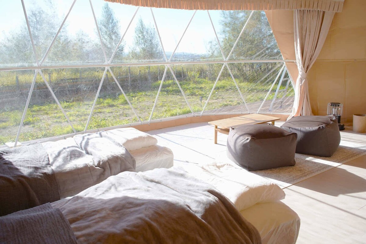 Enjoy the luxury of Furano's nature/Tent A/3~4 ppl
