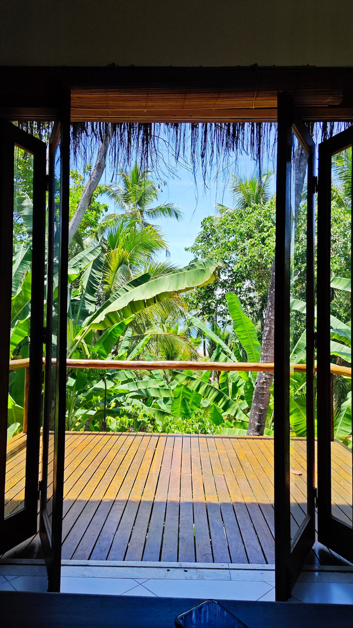 Stunning beach front jungle house