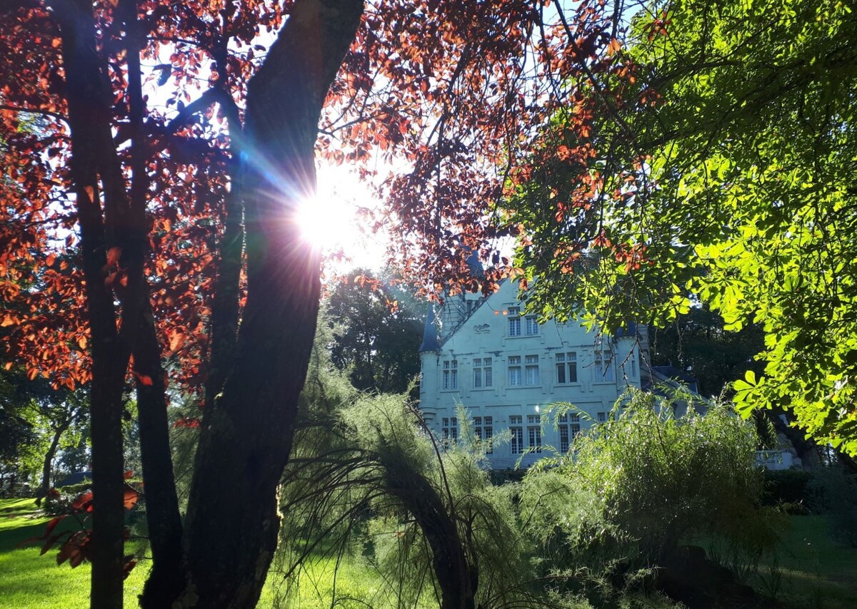 Magnifique château 3* et son parc avec piscine .