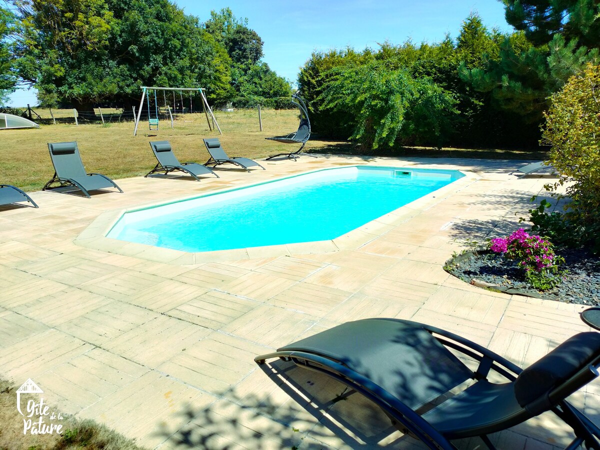 Gîte de la Pâture - Cottage normand avec piscine