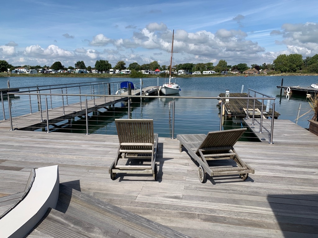 Delightful boathouse overlooking Fishery Creek.