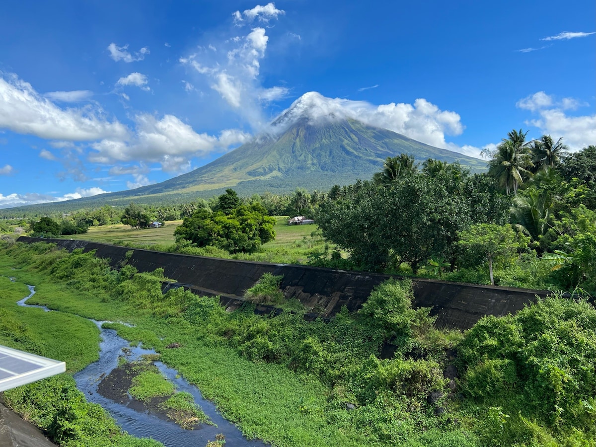 Bridge House Camalig Mayon火山景观（最多12人）