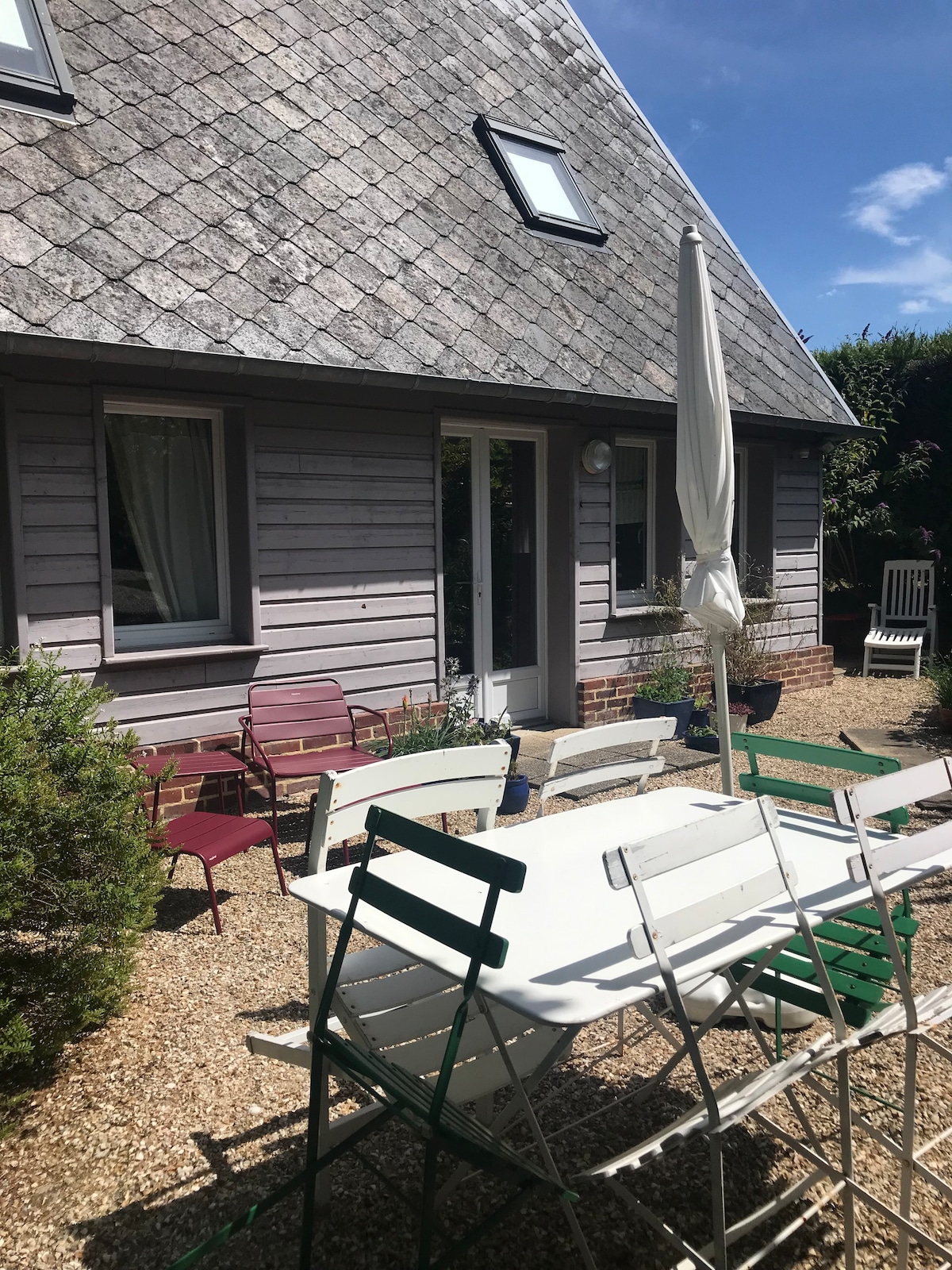 Maison en bord de mer sur la Côte d'Albâtre