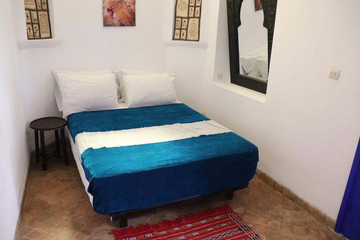 Charming & Spacious Room in Unique Moroccan Riad