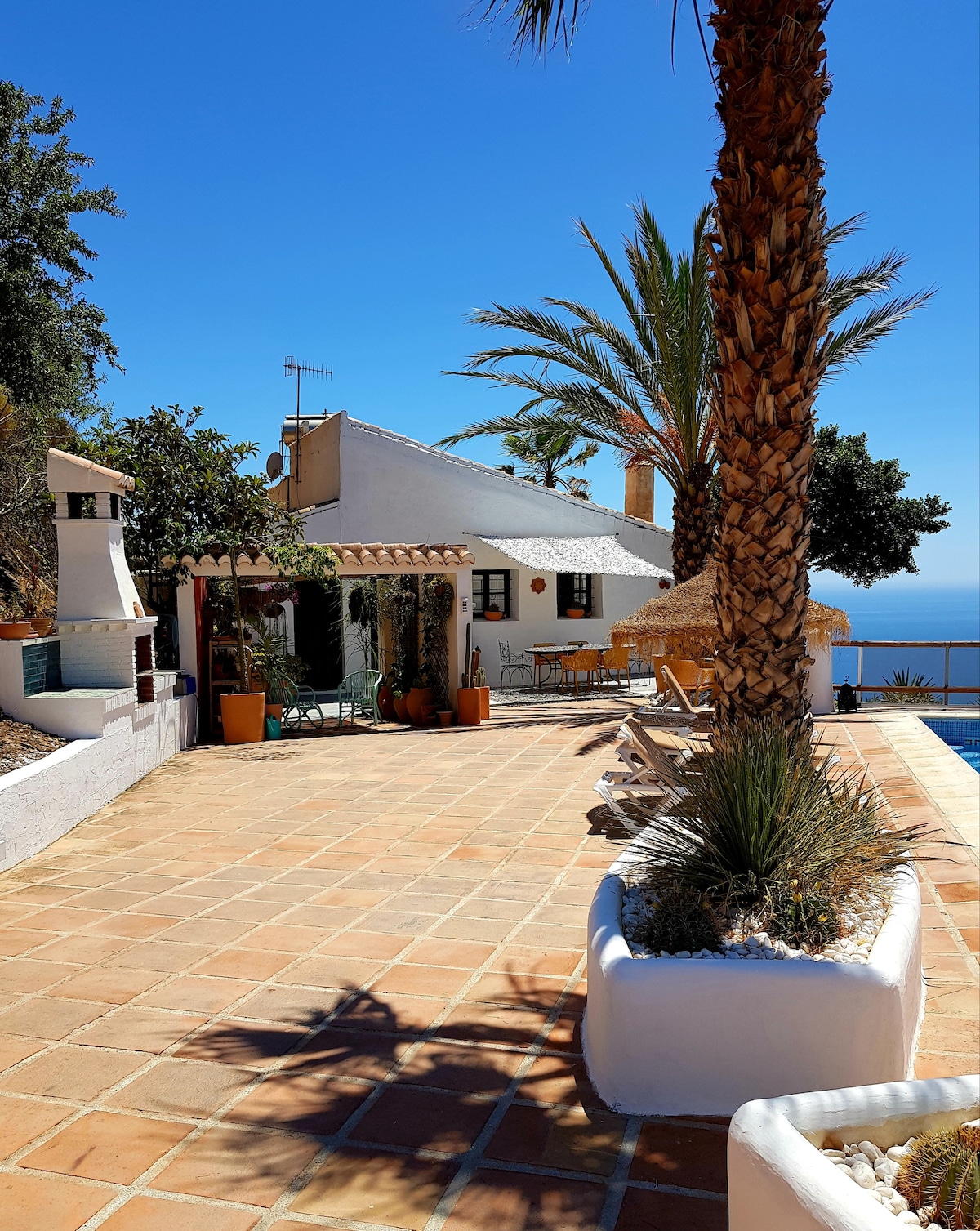 Villa andalousie vue mer et montagne piscine calme