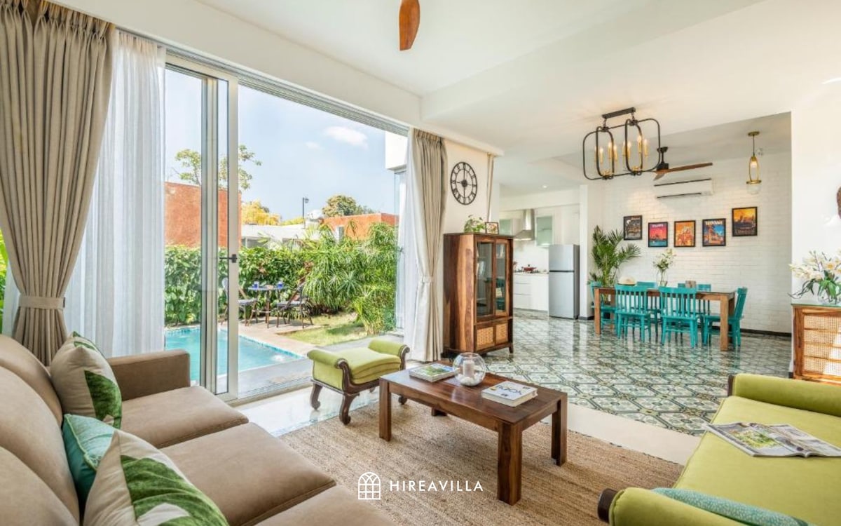 Sol by Hireavilla - 2BR w Private pool in Anjuna