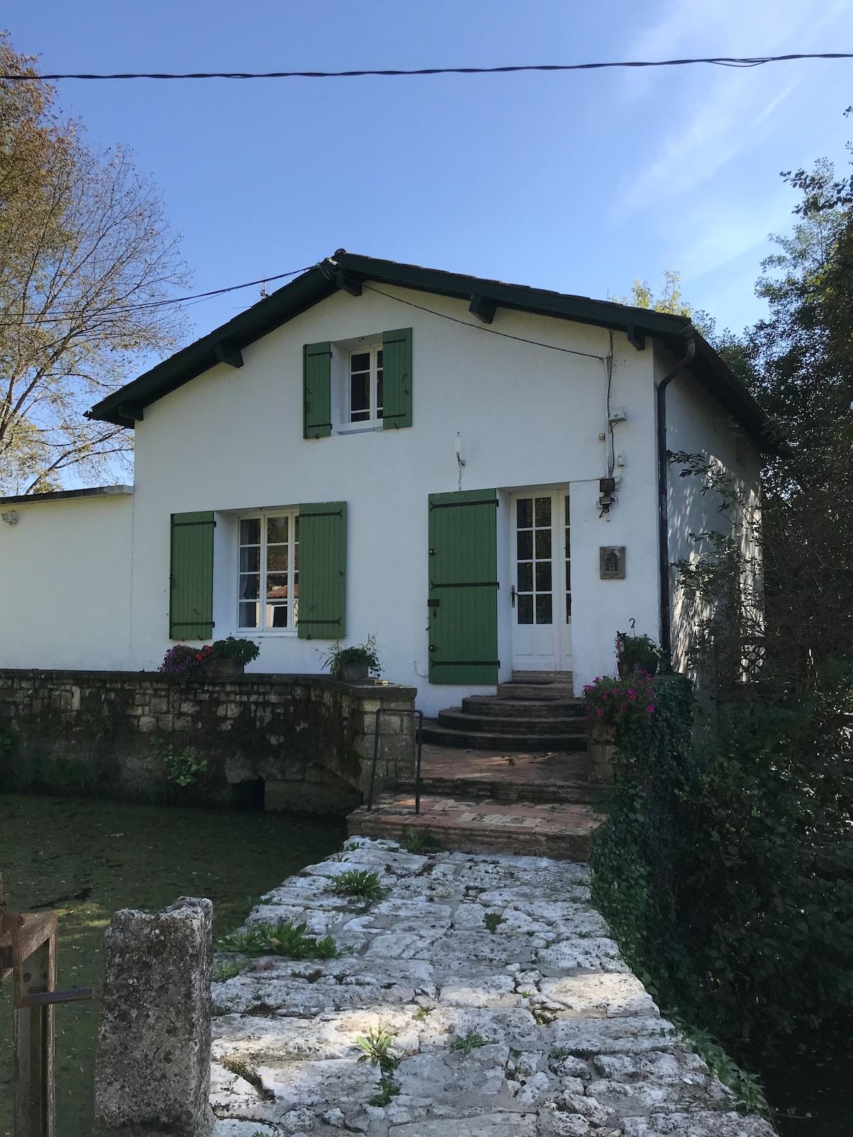 Bucolic, rustic 18th century Mill House near Eymet