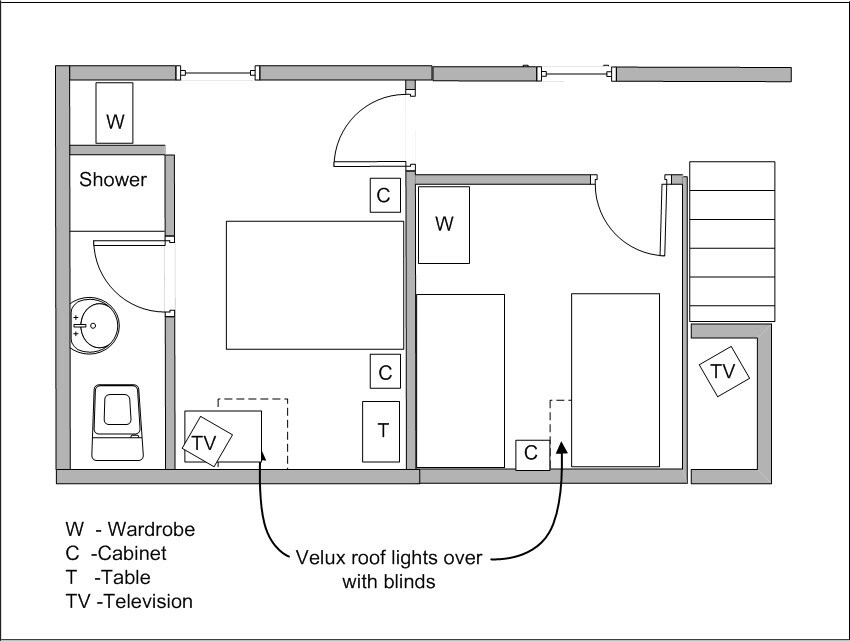 靠近海滩的Fuchsia乡村小屋住宿加早餐