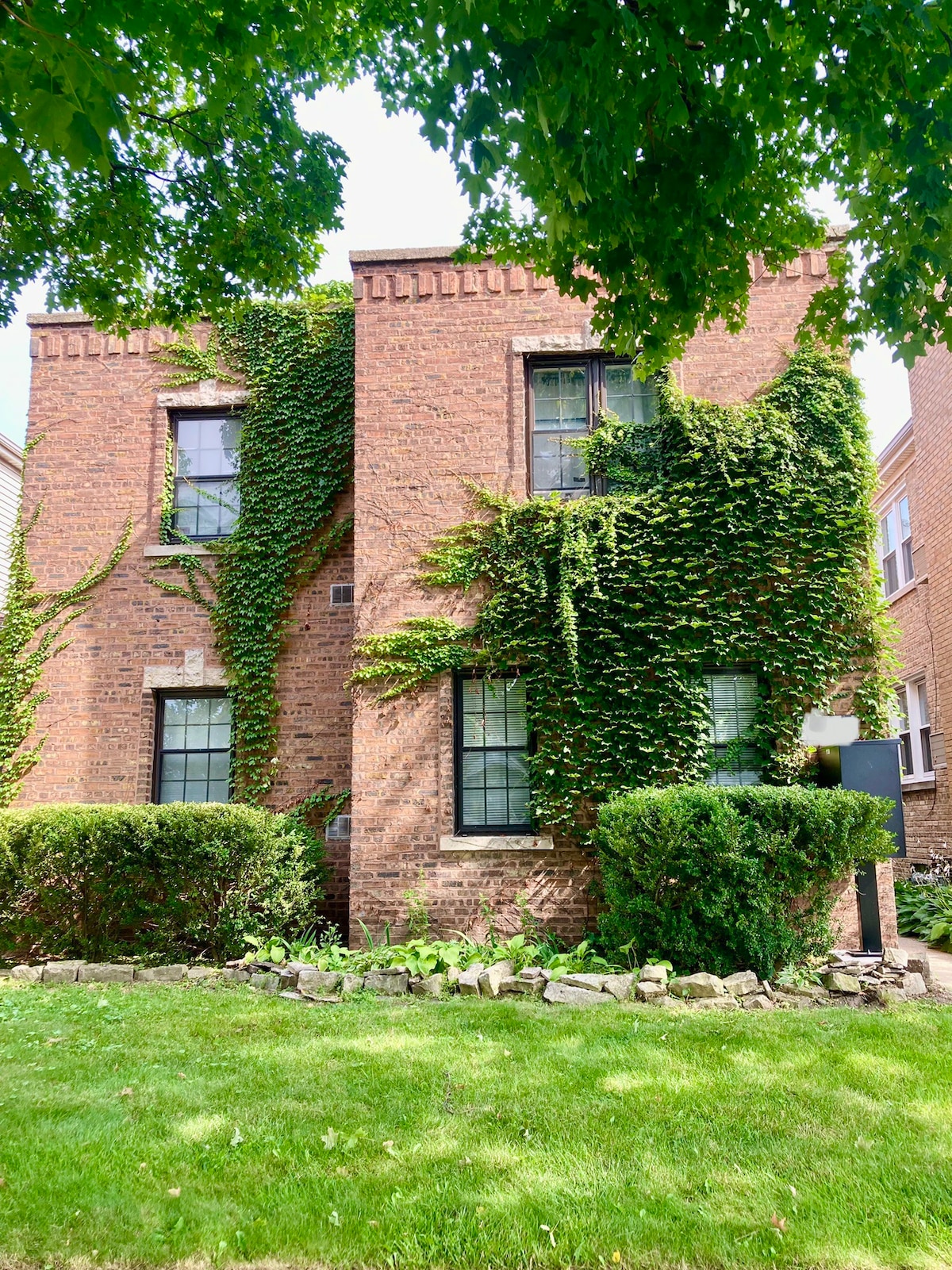 Evanston Sunny Vintage Studio nice yard & parking