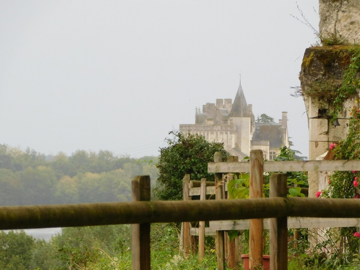 Gite des Perreyeurs  -  troglodyte avec vue Loire