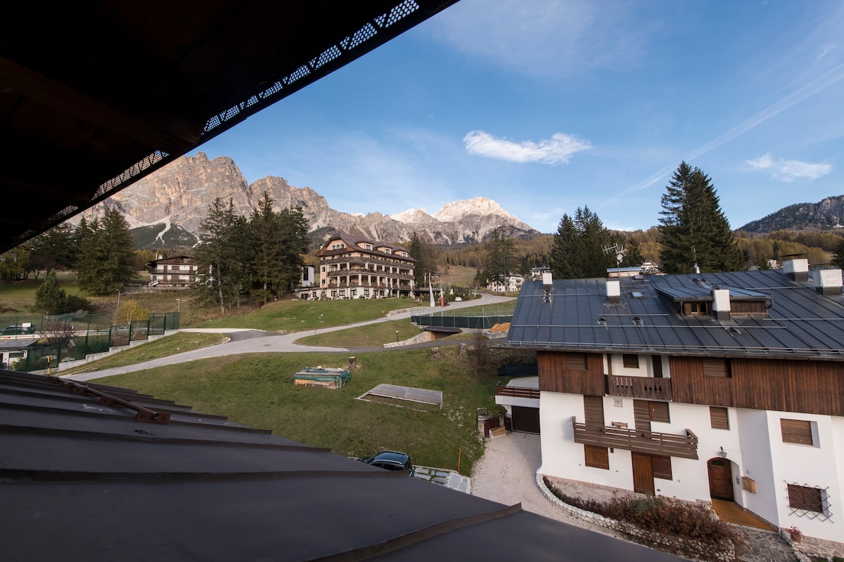 位于Cortina d 'Ampezzo的舒适阁楼
