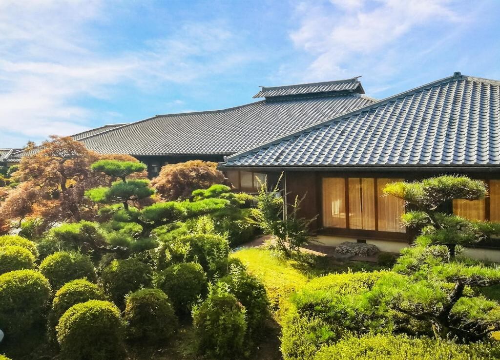 日式庭院天花板/关西机场免费接机/庭院标准房·松庭