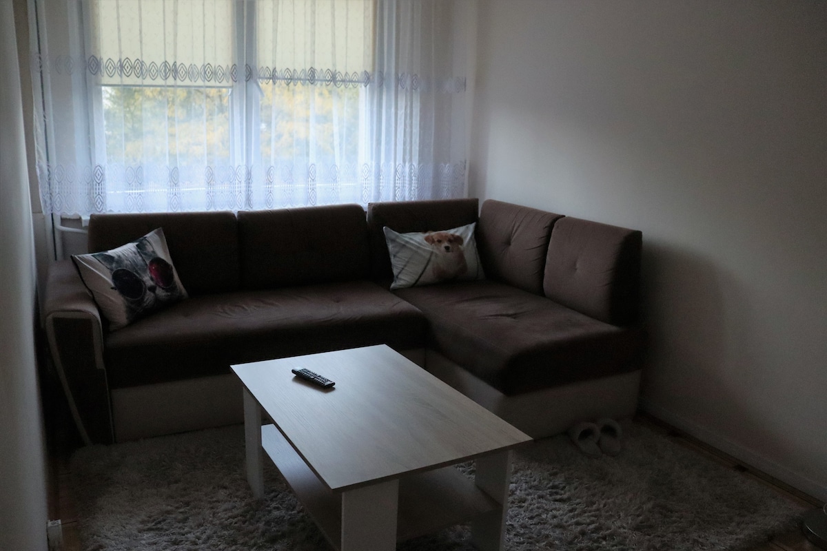 Apartament 36 m2 w centrum z dużym balkonem