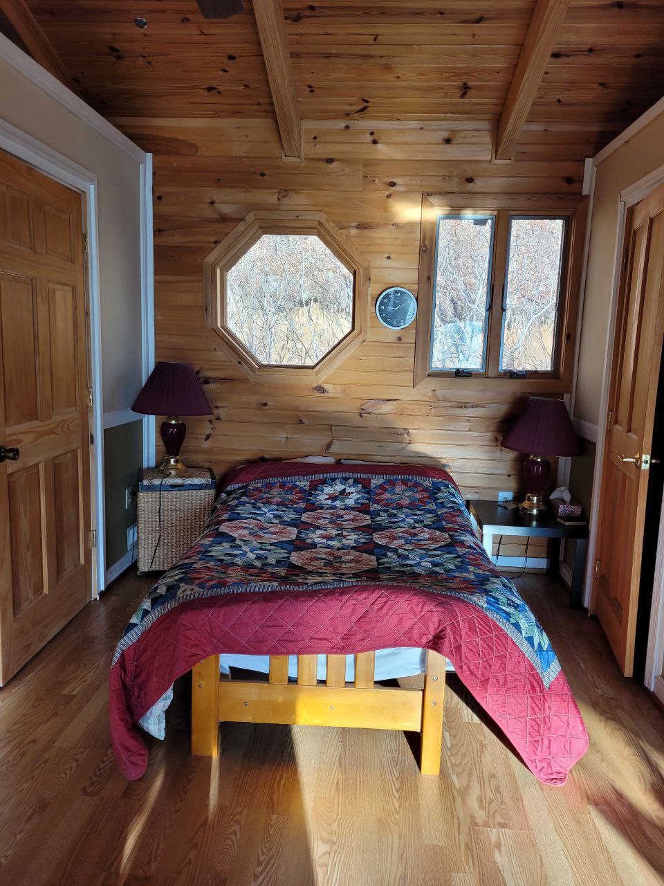 Spacious custom-built log home