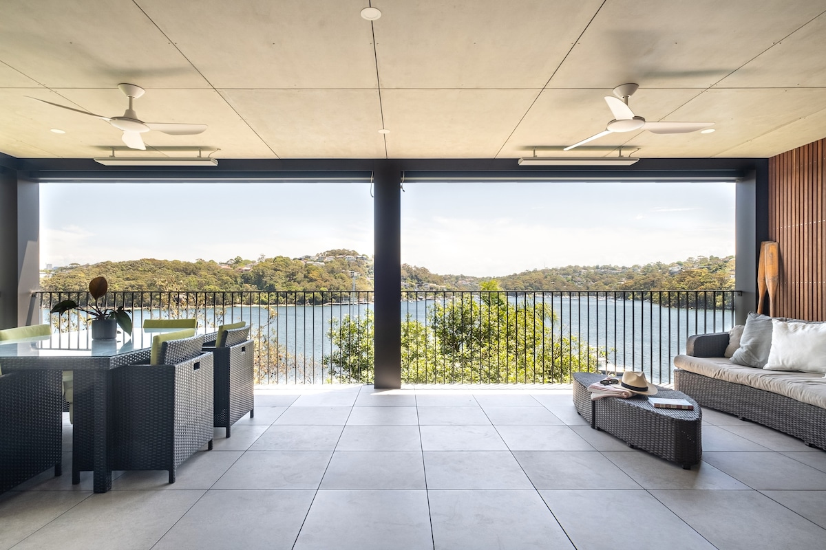 New Water front Pool House on Sydney Harbour.
