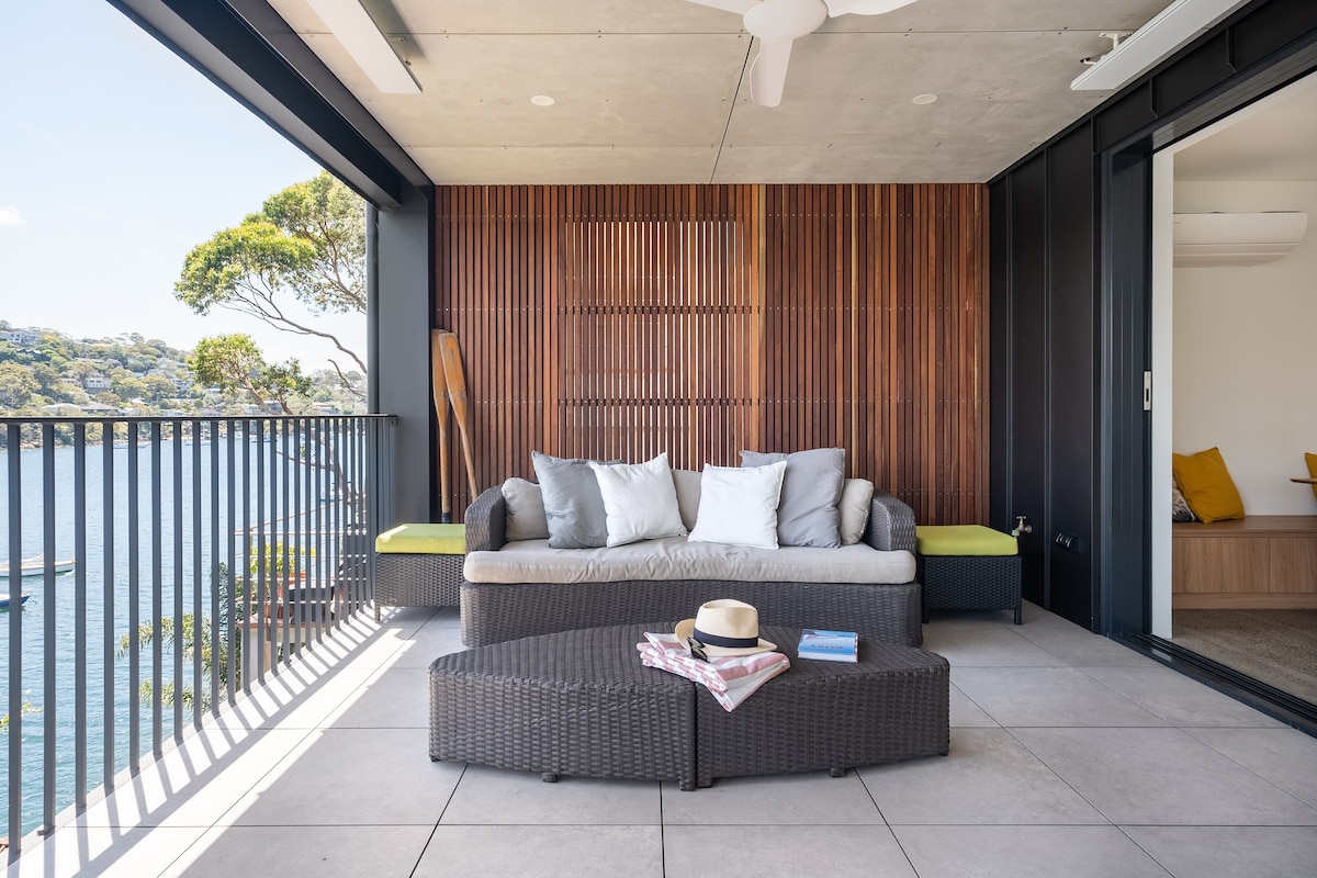 New Water front Pool House on Sydney Harbour.