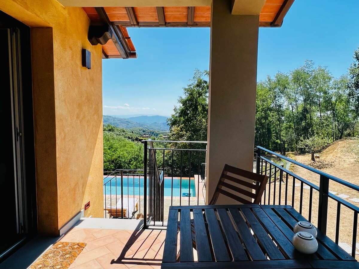Unique Villa with stunning view over Montecatini