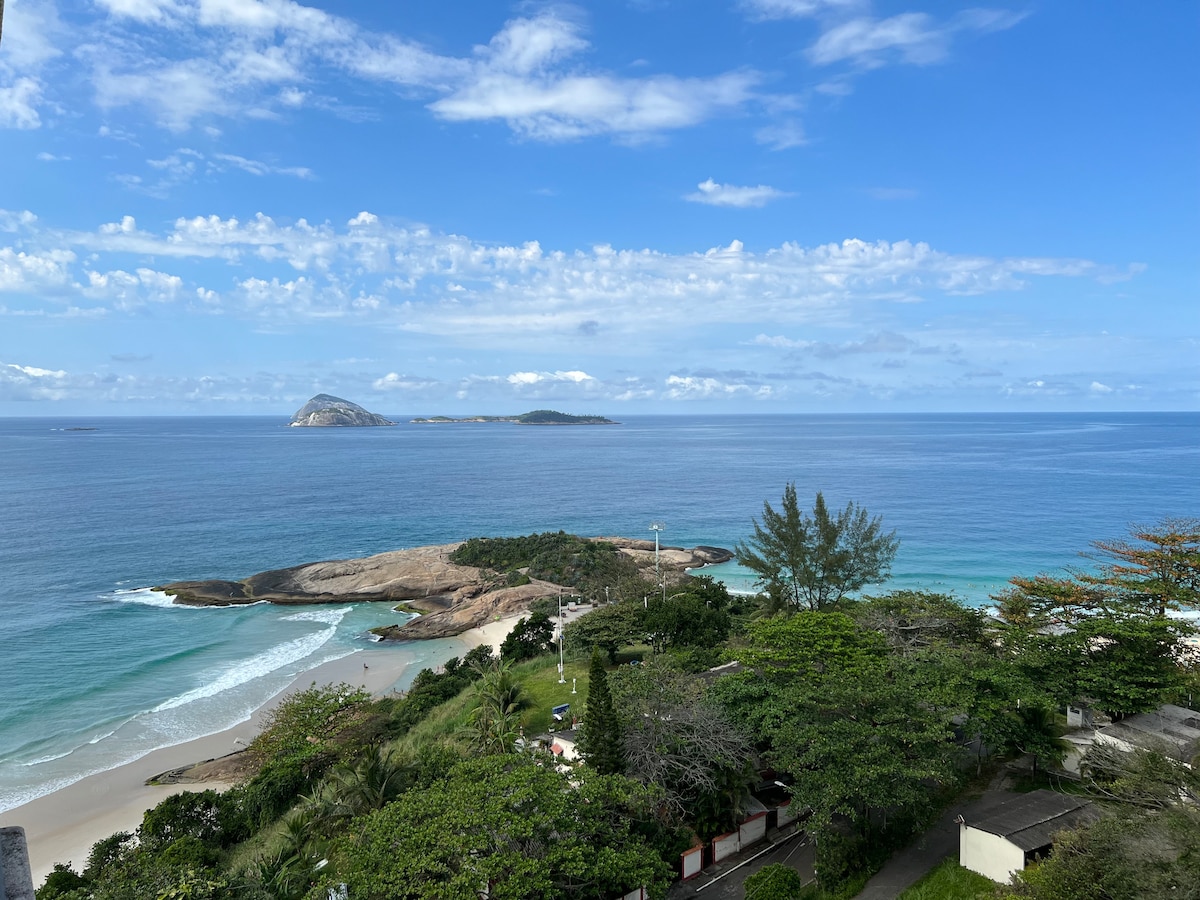 伊帕内玛（ Ipanema ）海滩的美景， 2间卧室