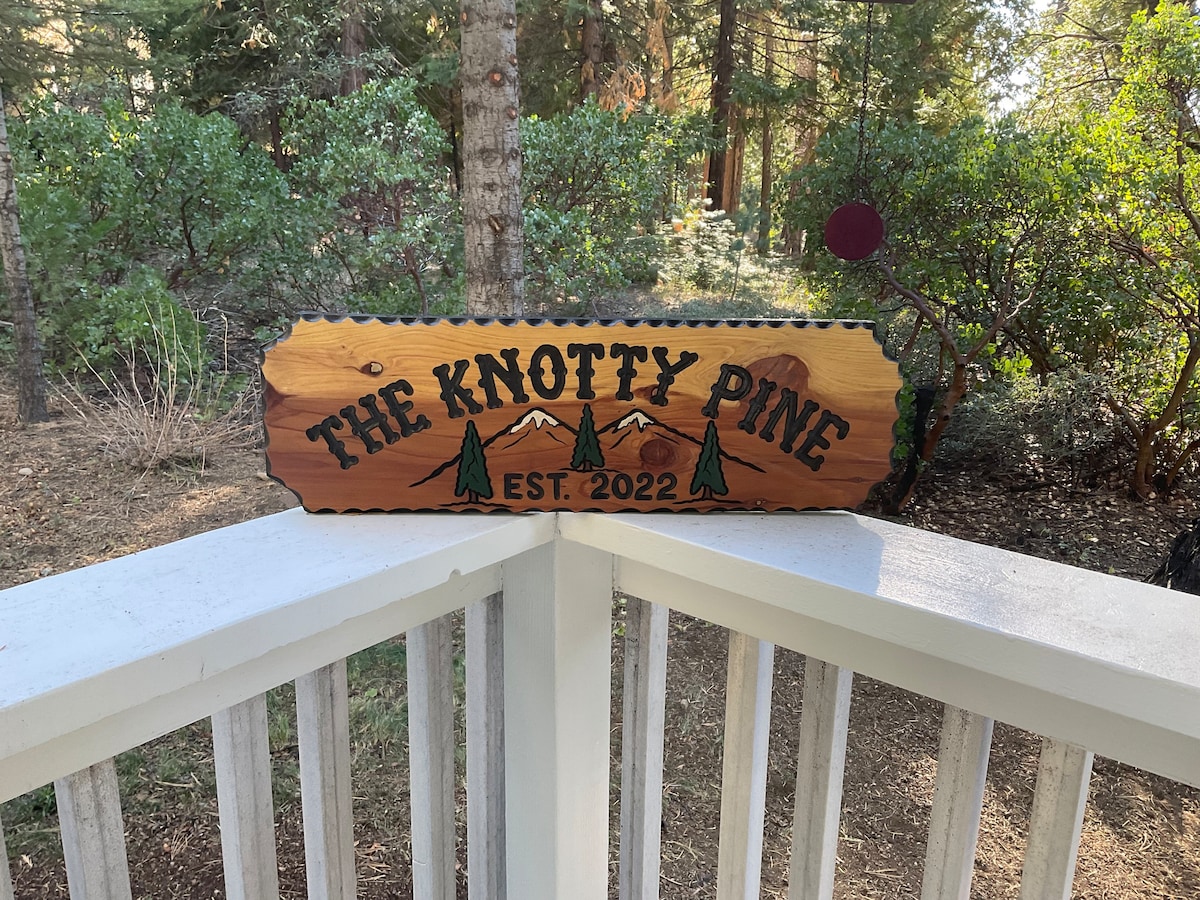The Knotty Pine with HOT TUB, EV Charger, Rec Room
