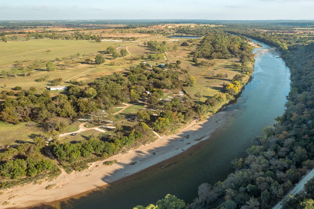 Brazos River Hideout on 15 acres