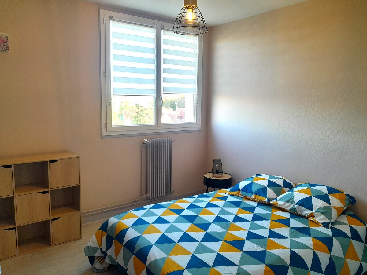 Bel appartement, 2 chb-6 pers-parking-wifi