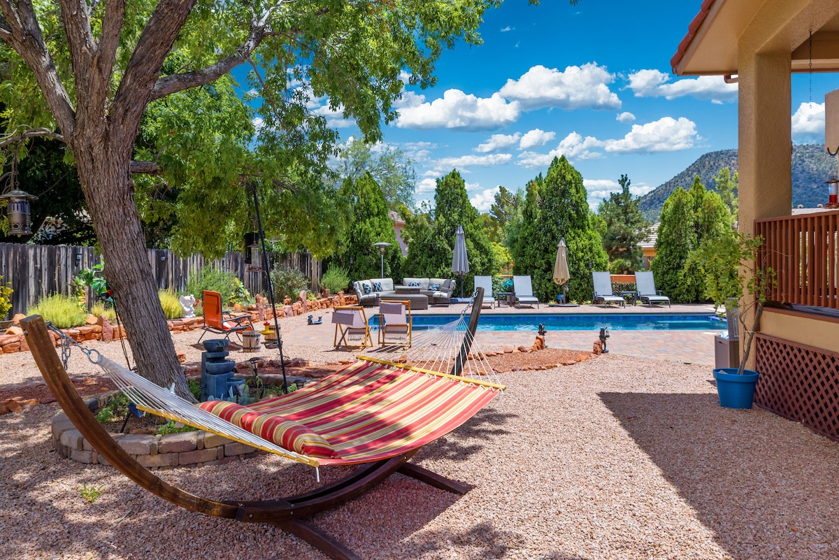 Sedona Fun: Pool, Spa, Sauna, Games Room, Golf!