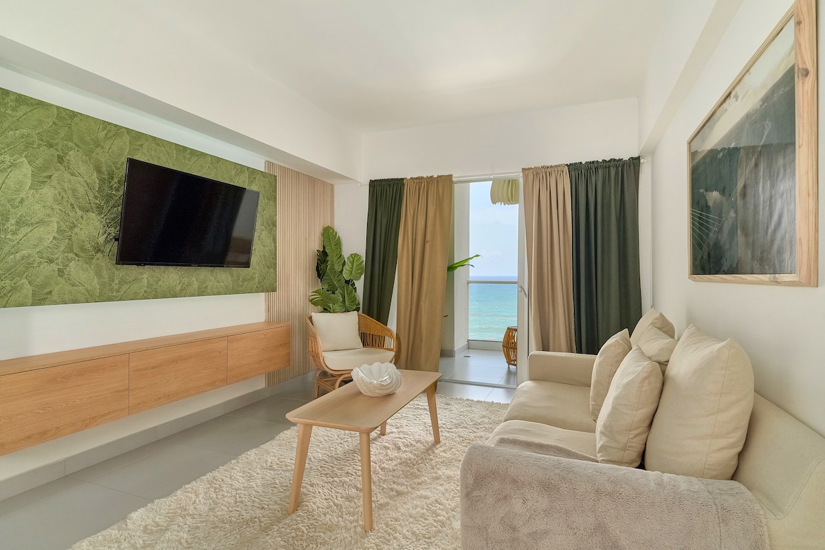 加勒比海滨海滨公寓。