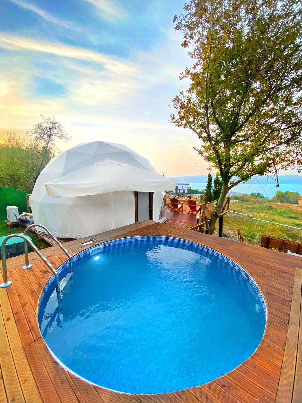 Green Hill Glamping Dome Evleri