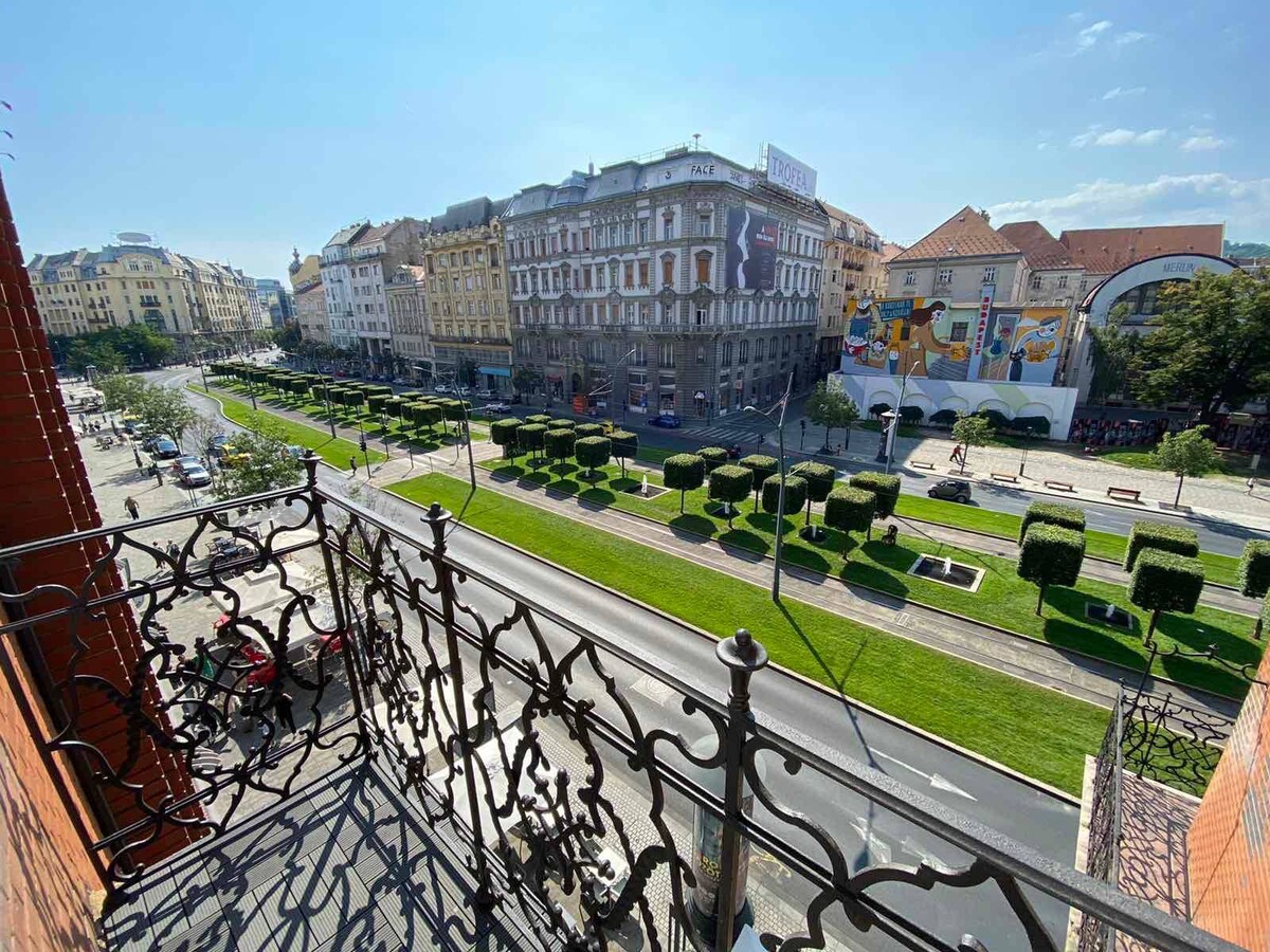 位于布达佩斯市中心的额外客房公寓