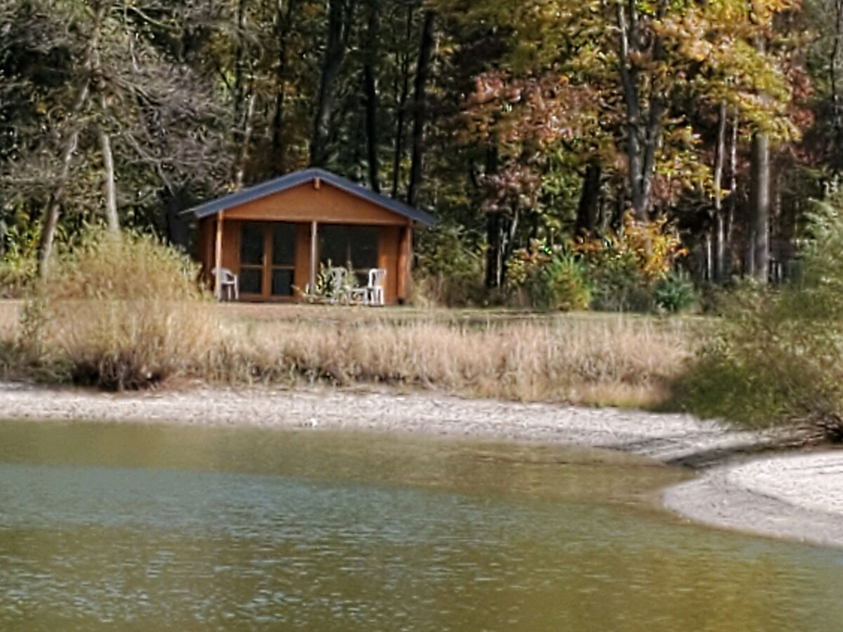 Peaceful cabin in the woods