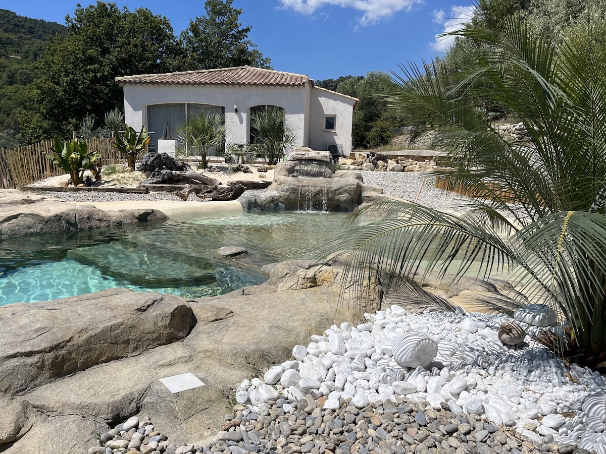 Magnifique villa avec piscine lagon