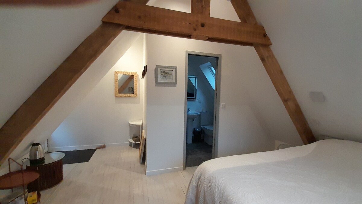 Chambre privée jardin et terrasse dans Pont Aven