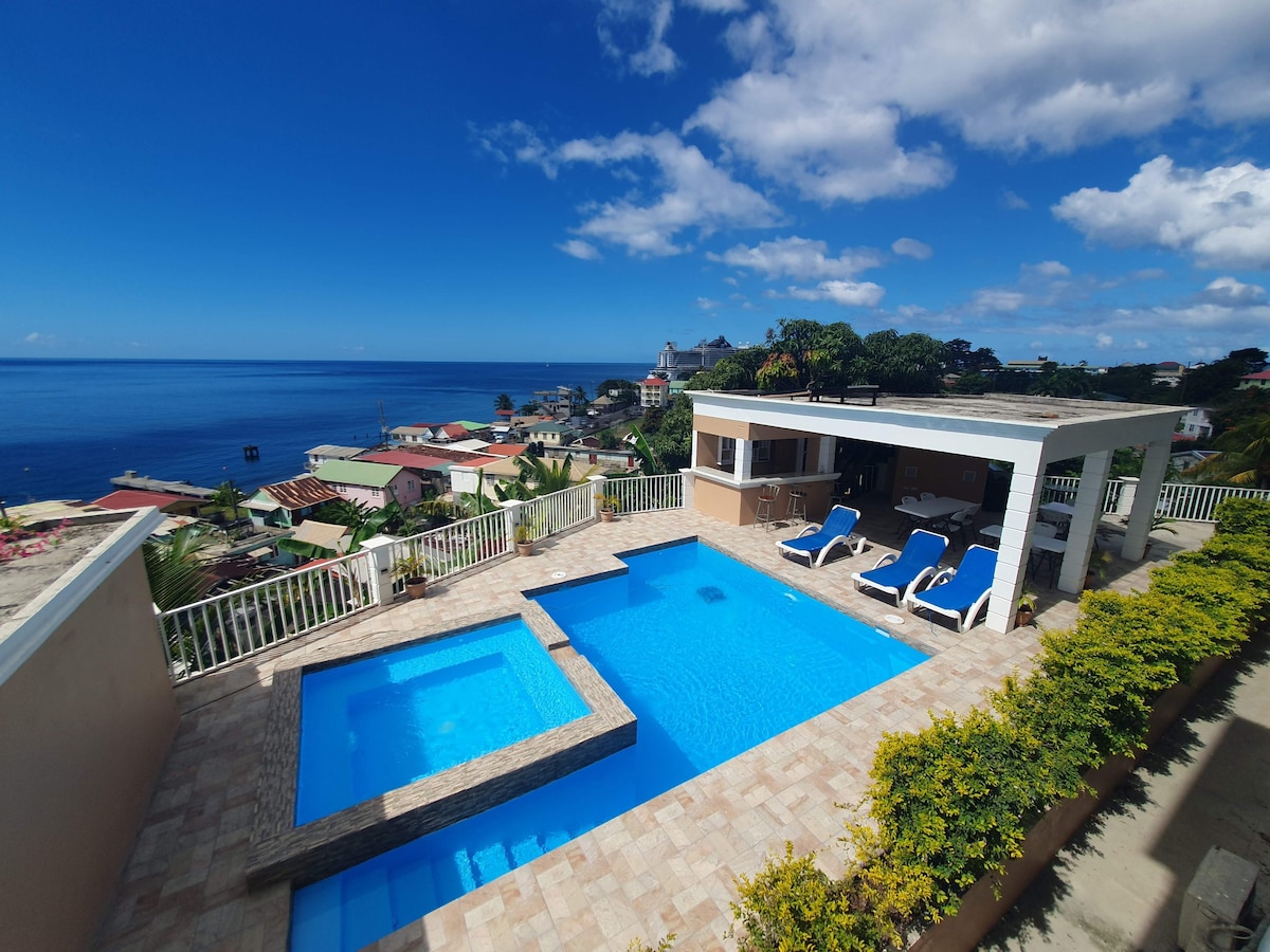 Lovely Ocean & Pool view 2-Bedroom Apartment