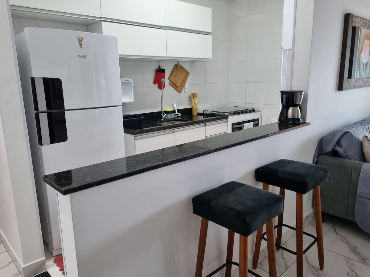 Apartamento Vista Mar em Jardim Praia Grande