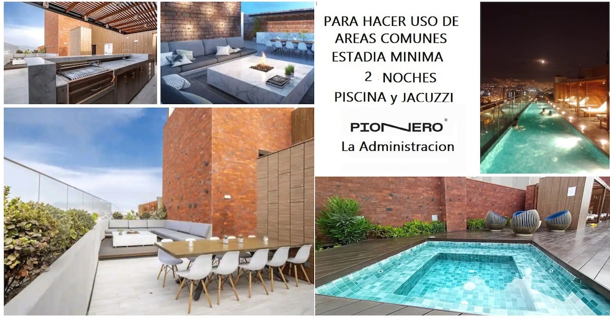 可爱的公寓，位于巴兰科（ Barranco ）按摩浴缸和大泳池1212
