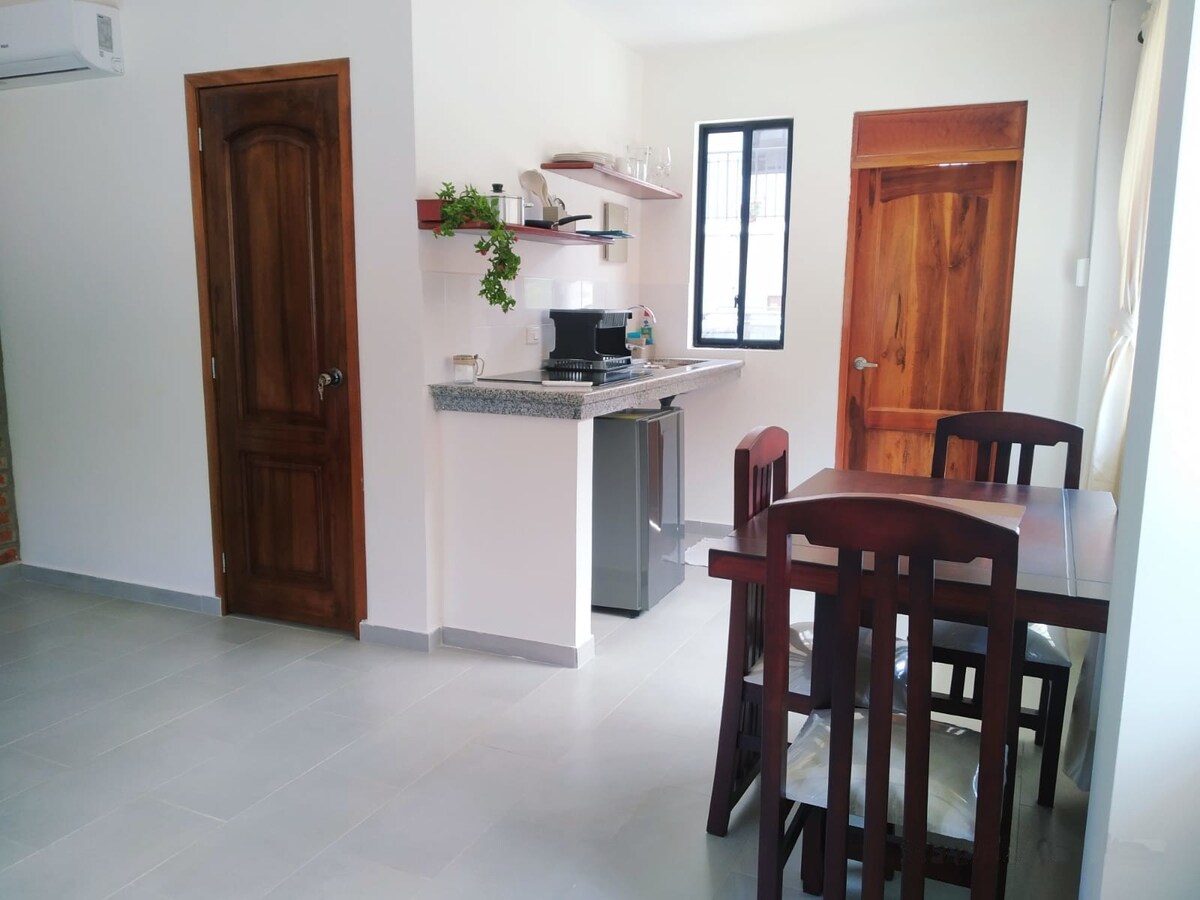 Brygga 101: 1 bedroom apartment with AC, parking