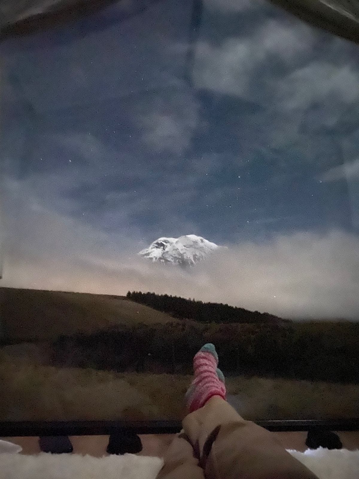 配备热水浴缸的小木屋，可俯瞰Chimborazo