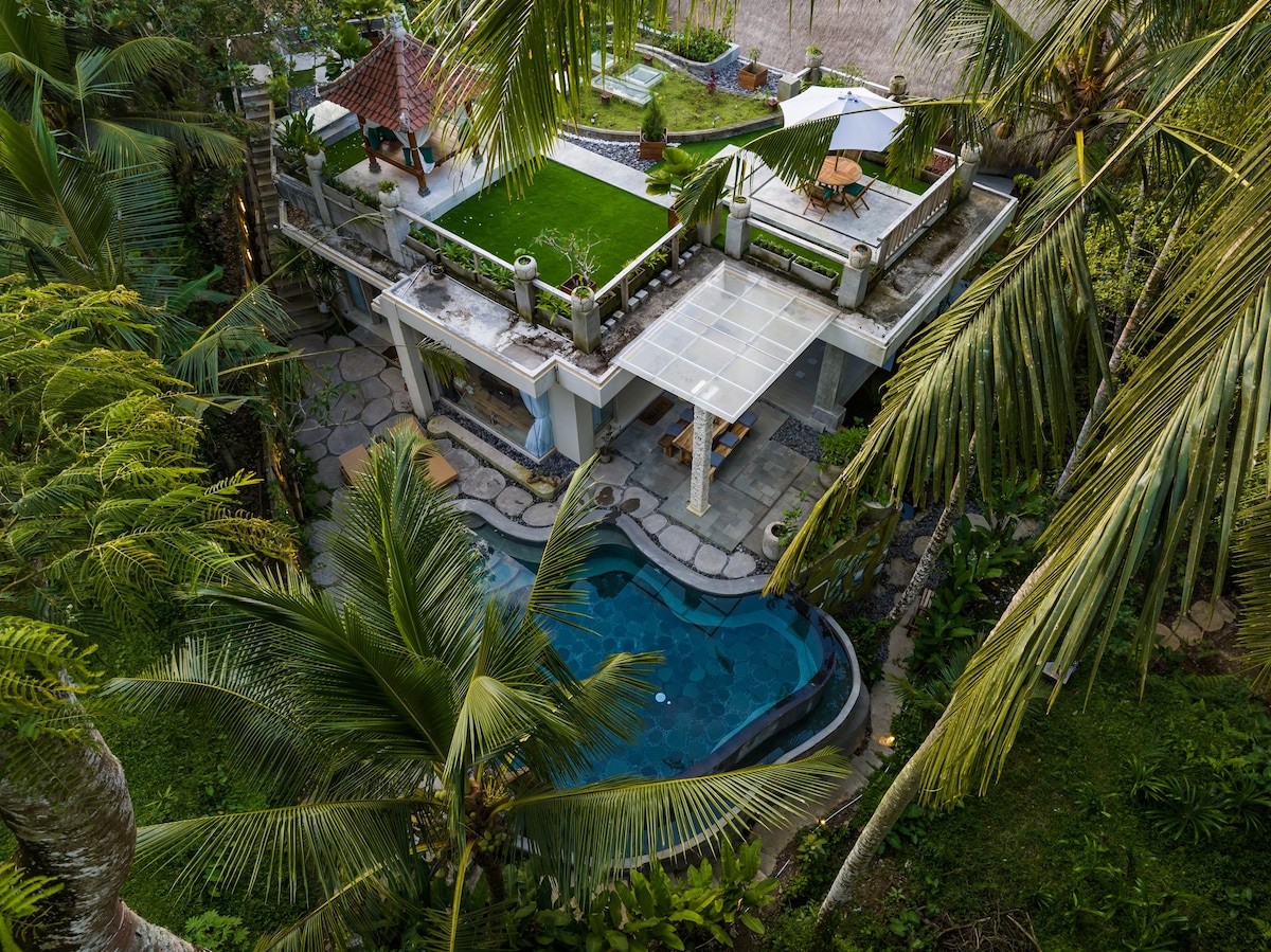 2 Schlafzimmer Villa mit Pool und Dschungelblick