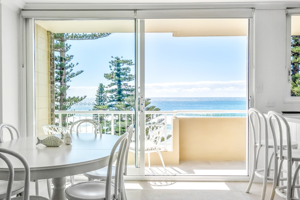 Renovated 2 Bed Beachfront with Unbelievable Views