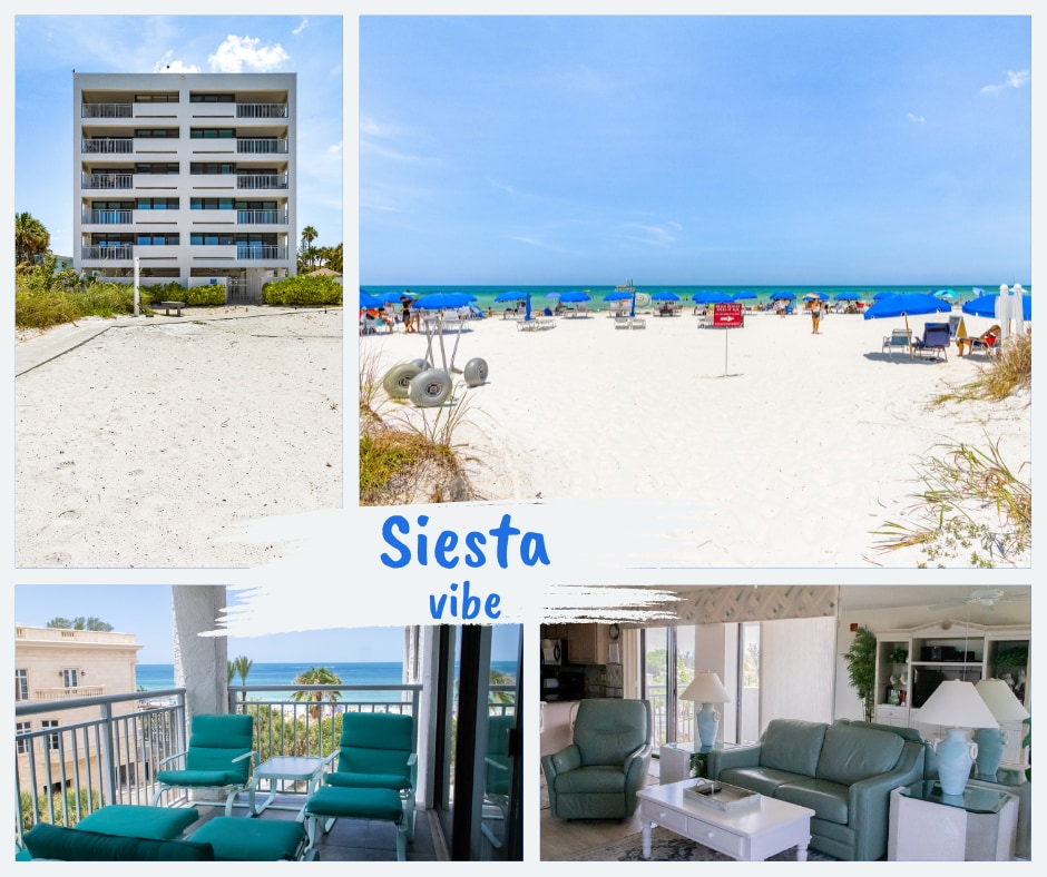 2BR Condo, Gulf Views, Beach Access, Siesta Beach