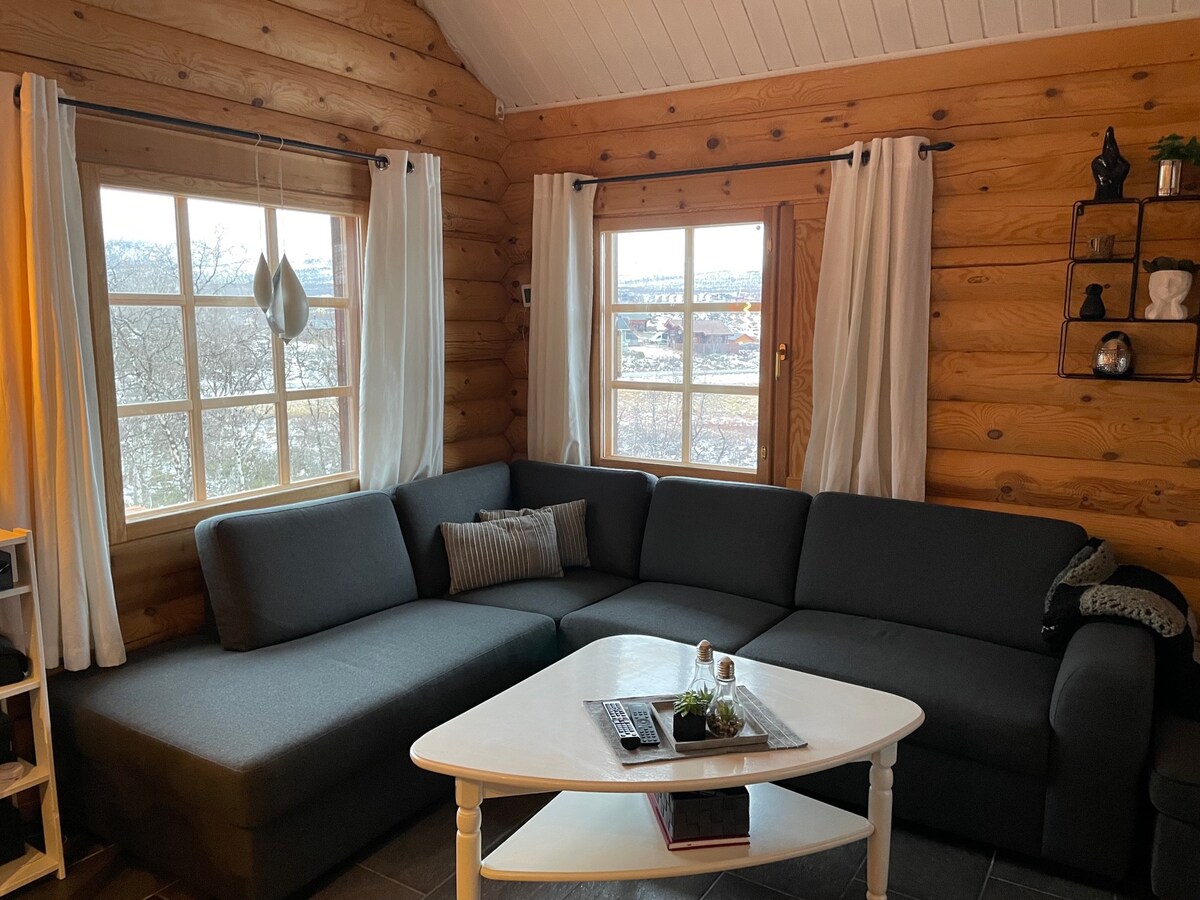 Kilpisjärvi的舒适小木屋，景色迷人