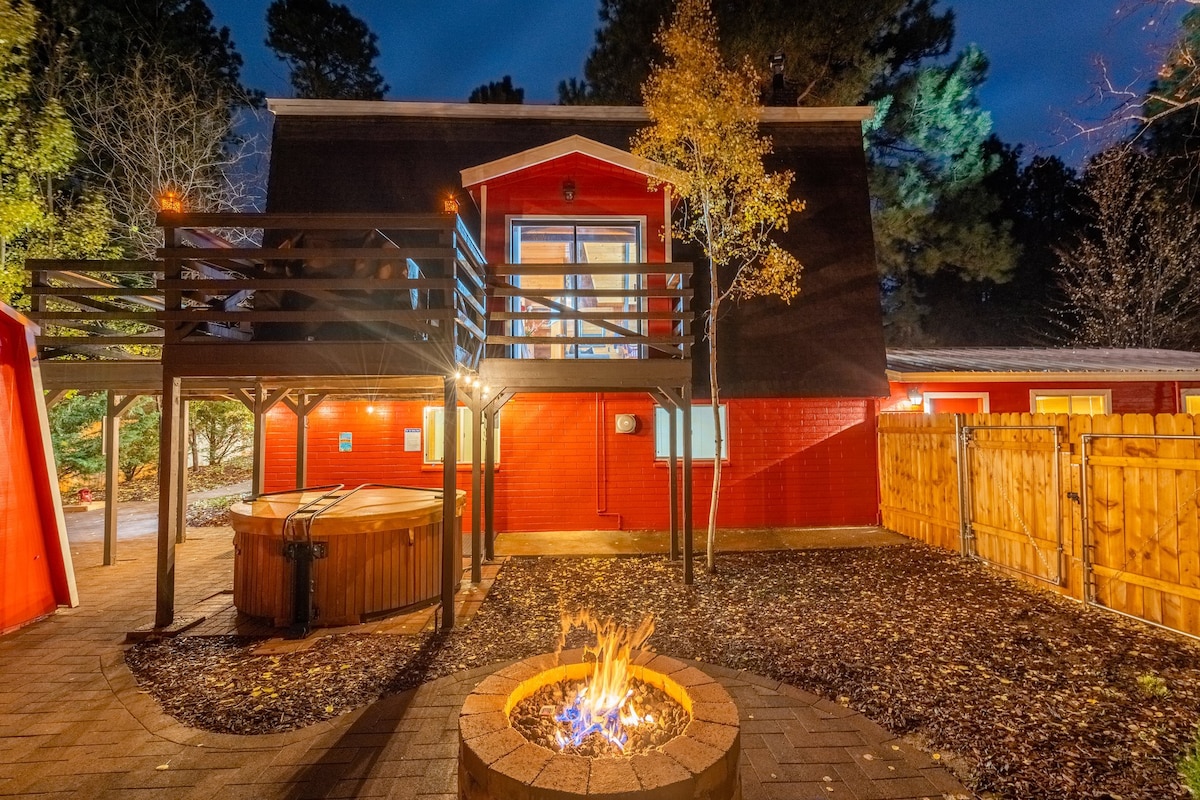 Flagstaff's Best Kept Secret: A-Frame Home+Hot Tub