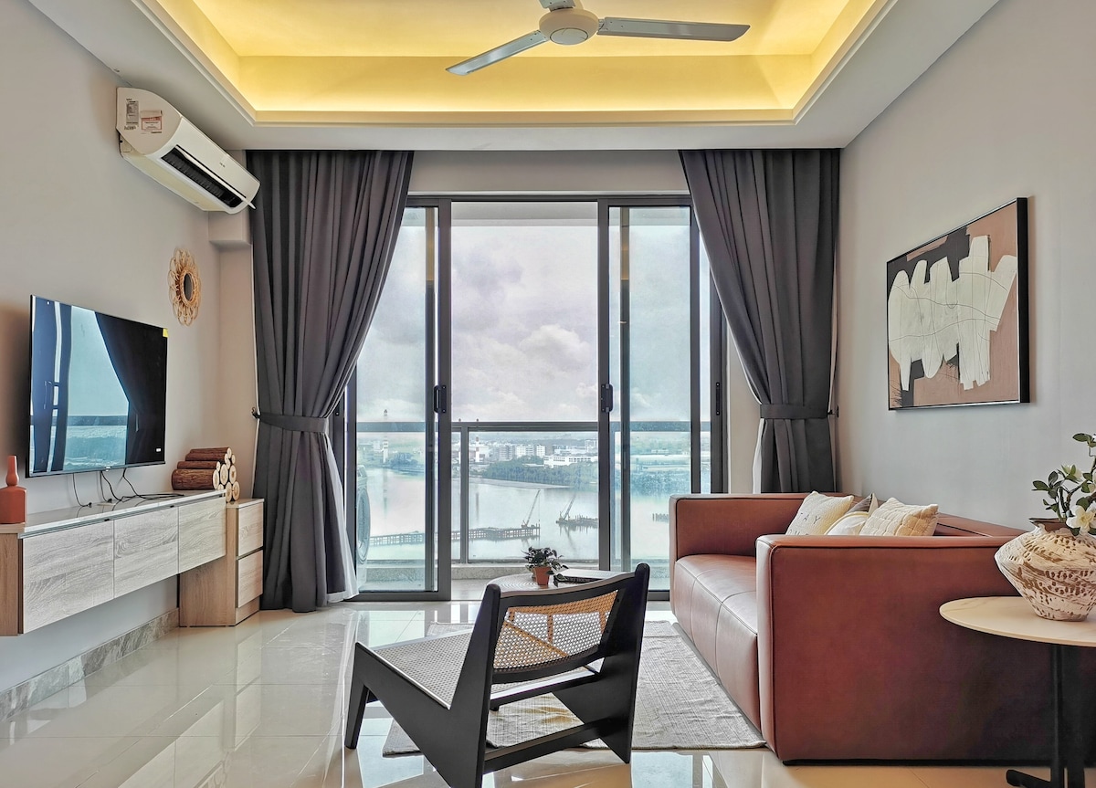 Yussy工业风格的2卧室|新加坡海景